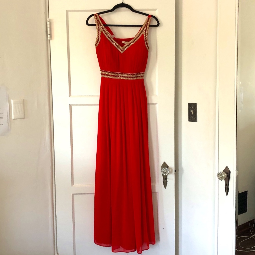 sublime red dress